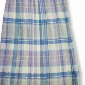 Vintage Pastel Plaid Skirt